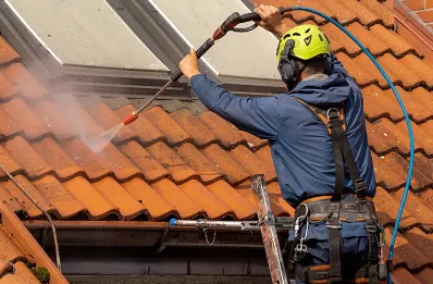 Démoussage et hydrofuge de toiture à Gueutteville-les-Grès